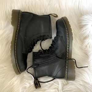 Kids size 34 (US 3) black leather 8 hole Doc Martens